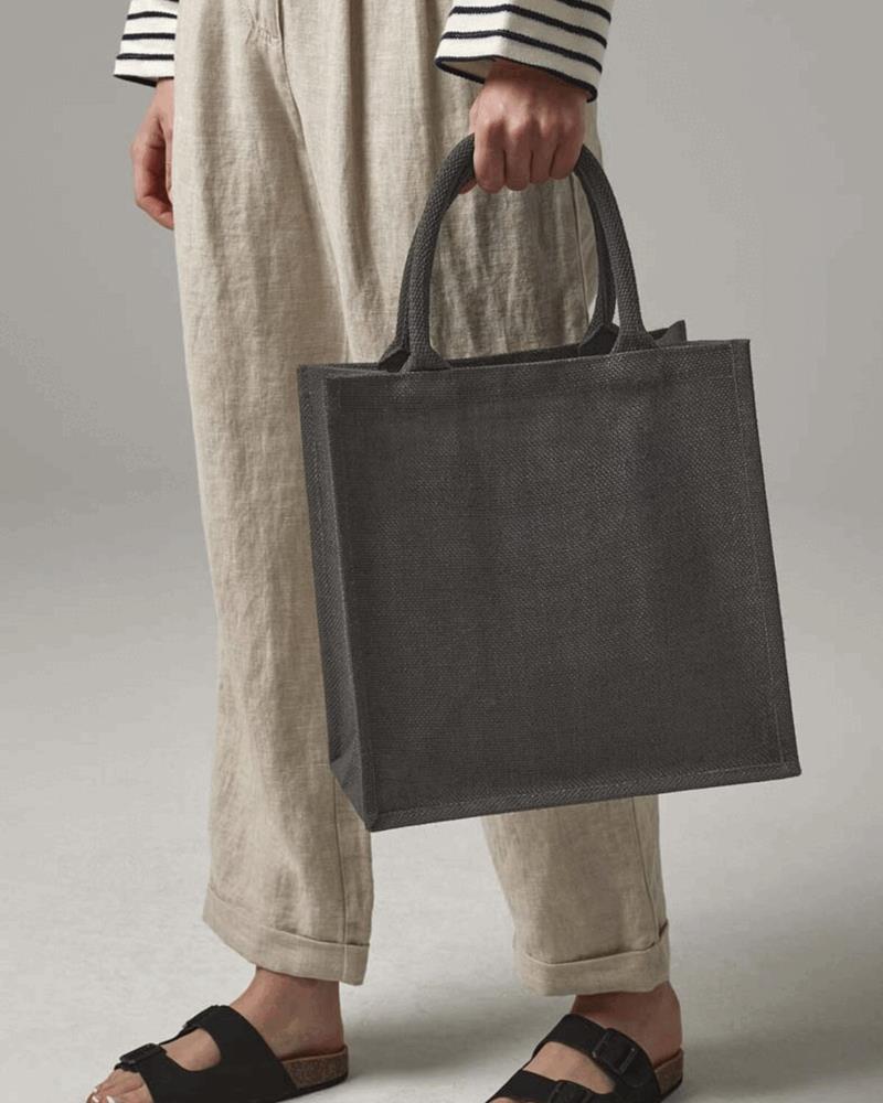 W413M - JUTE MIDI TOTE
