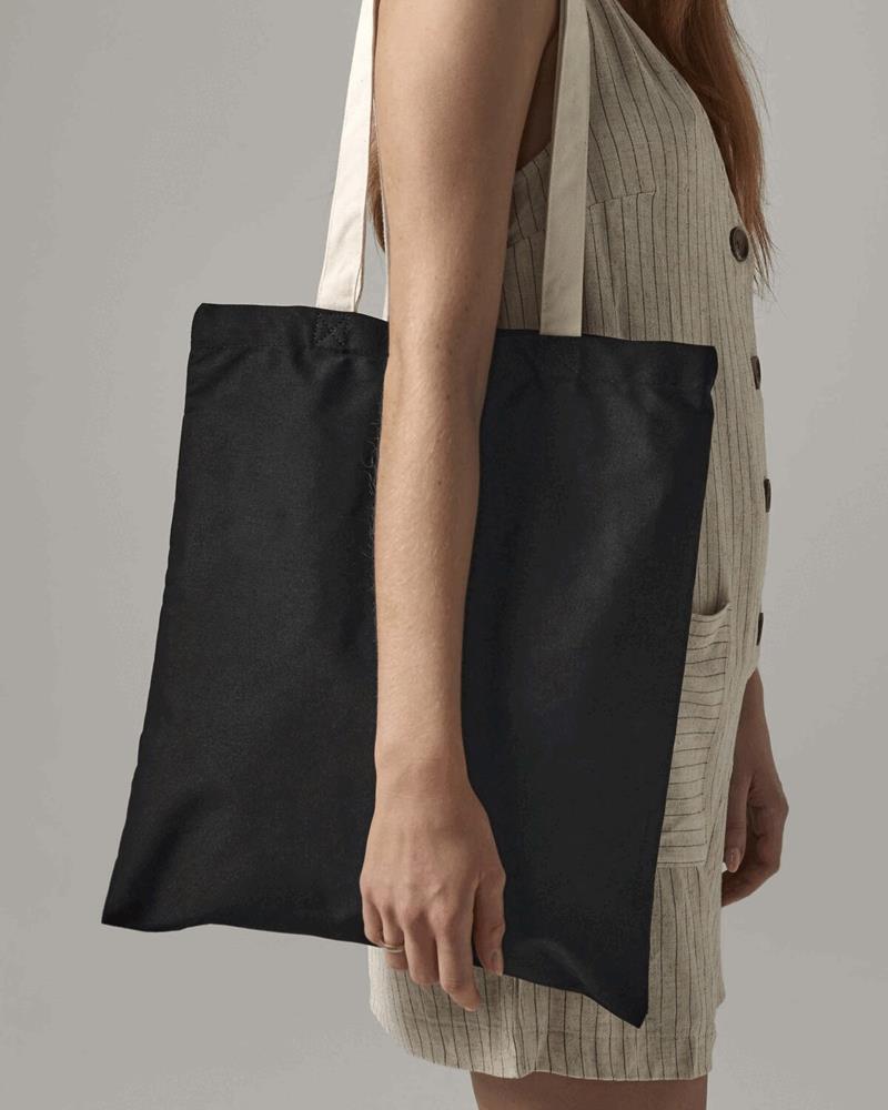 W801C - EARTHAWARE ORGANIC BAG FOR LIFE - CONTRAST HANDLES