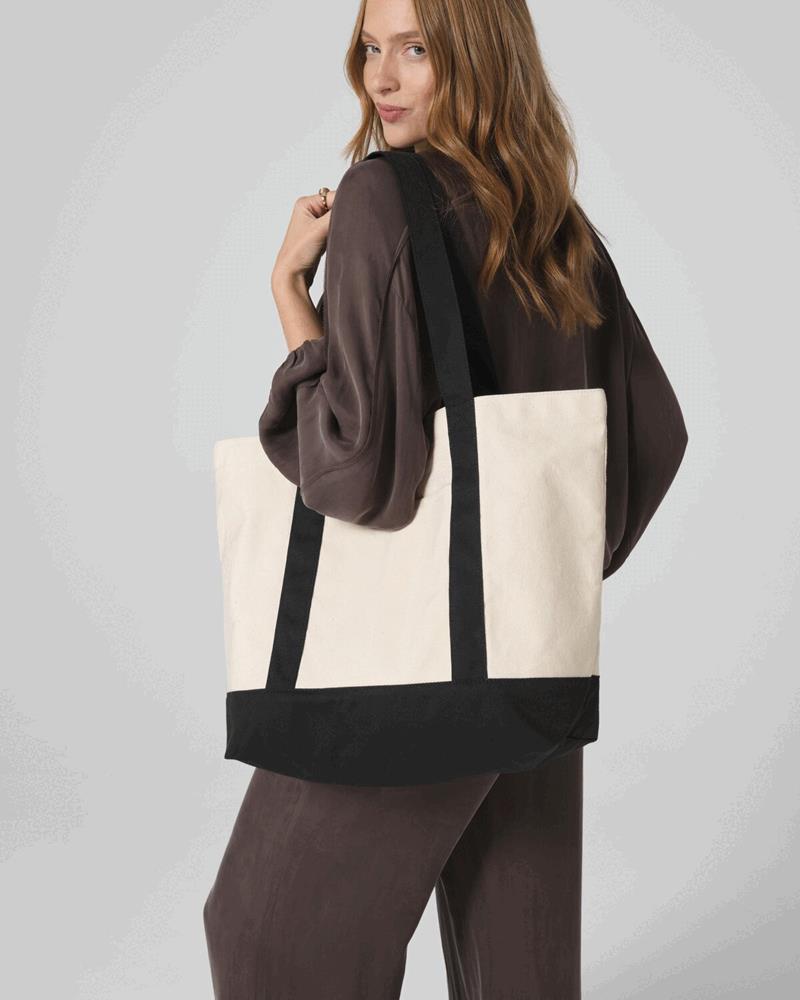 W804M - EARTHWARE ORGANIC VARSITY SHOPPER