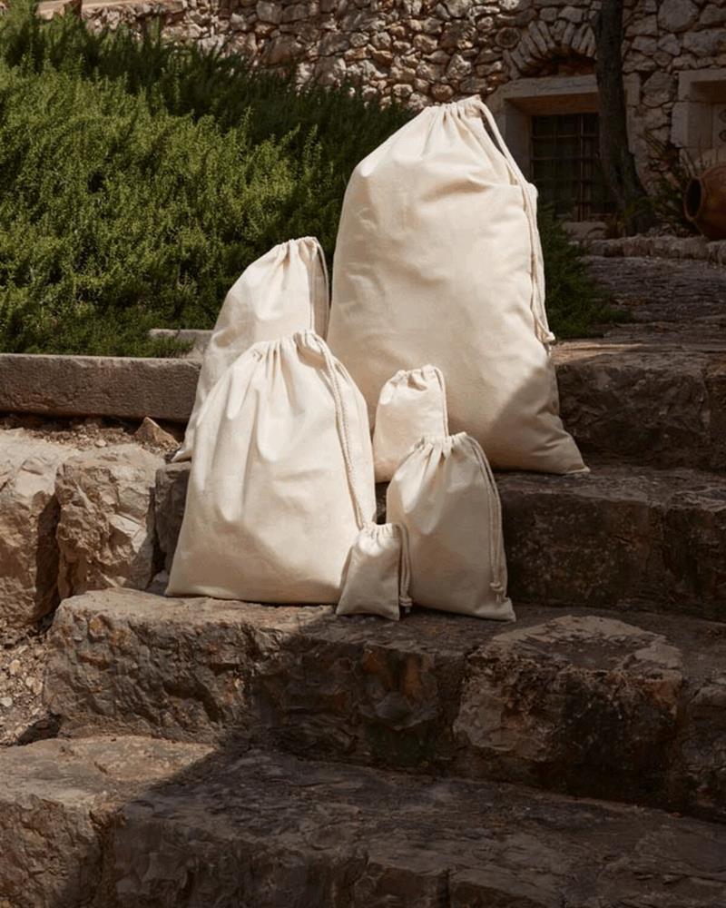 W915M - RECYCLED COTTON STUFF BAG