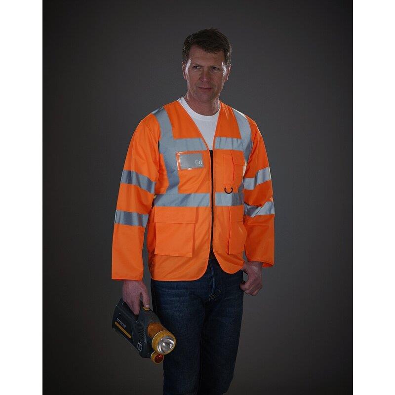 Yoko HI-VIS EXECUTIVE L/S WAISTCOAT
