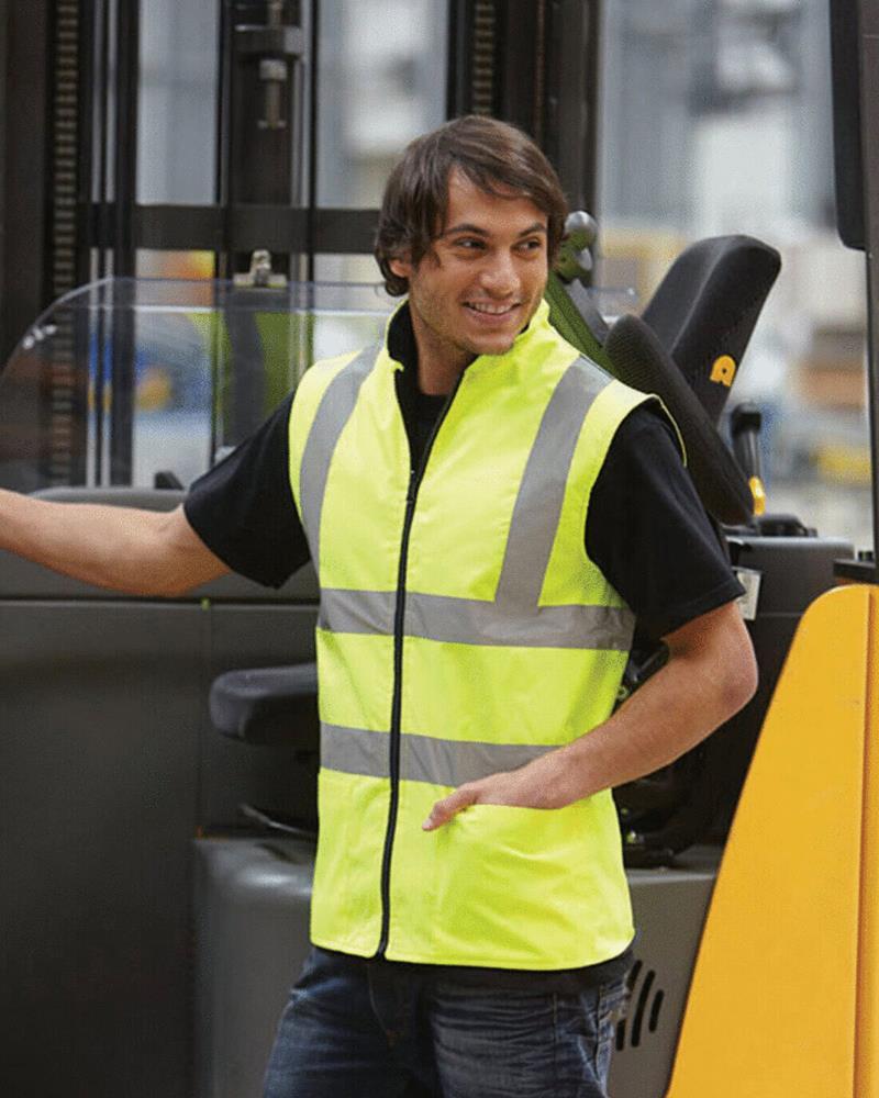 YK041M - REVERSIBLE FLEECE BODYWARMER