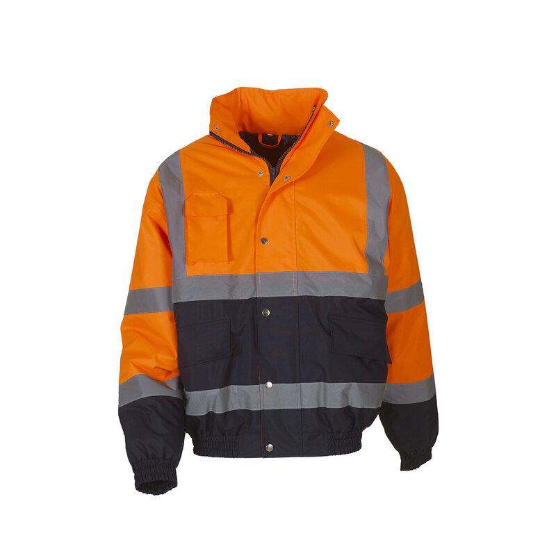 Yoko HI VIS TWO TONE BOMBER JACKET