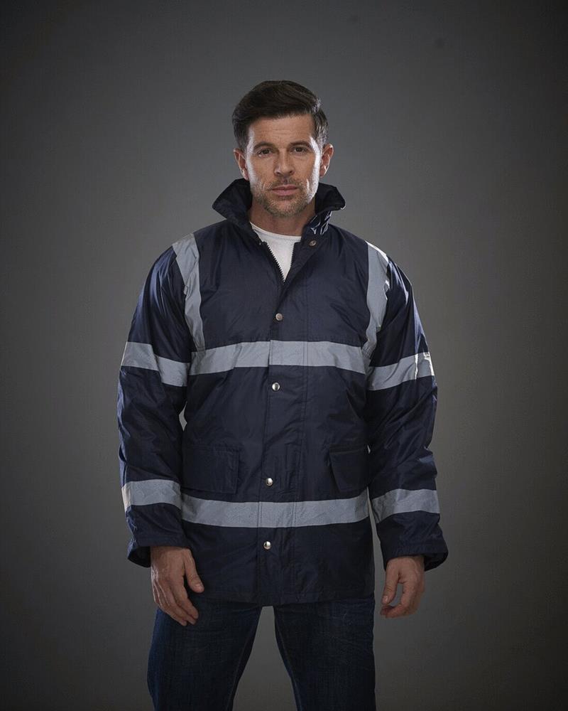 YK046M - HI-VIS SECURITY JACKET