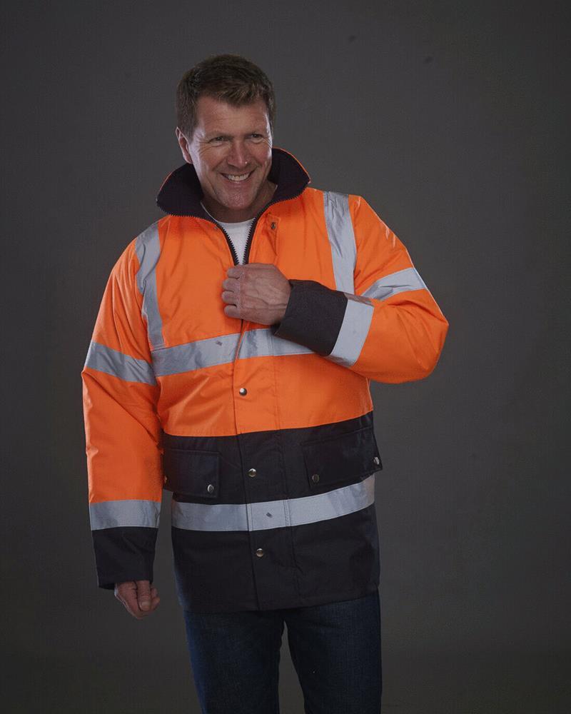 YK048M - HI-VIS TWO TONE MOTORWAY JACKET