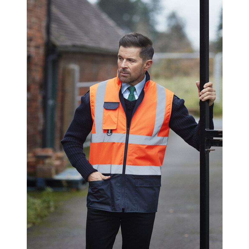 Yoko HI-VIS 2 TONE BODYWARMER