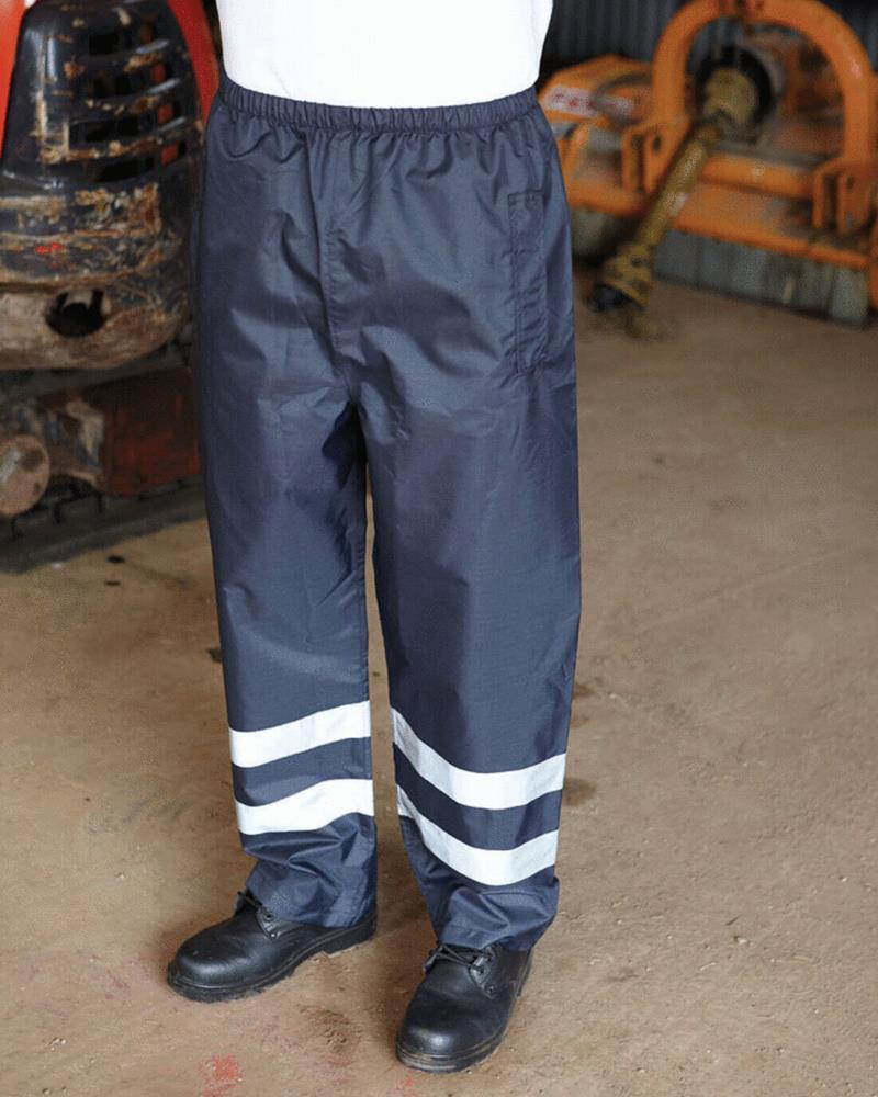 YK070M - HI-VIS WATERPROOF OVERTROUSERS
