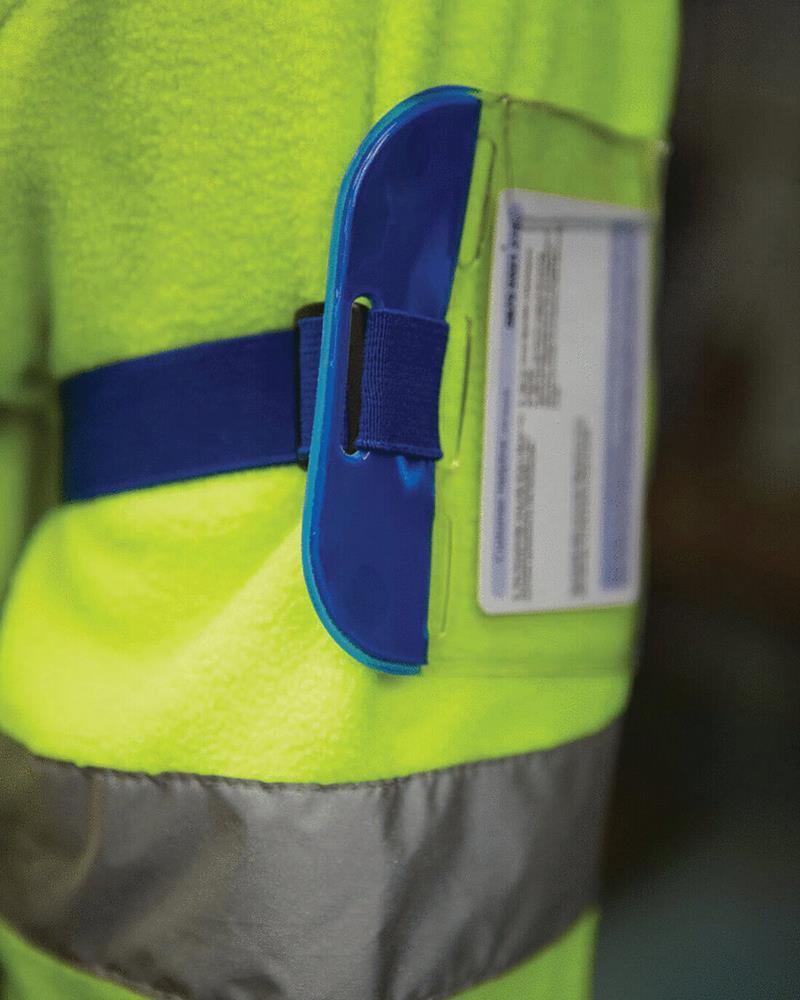 YK202M - HI-VIS ID ARMBANDS